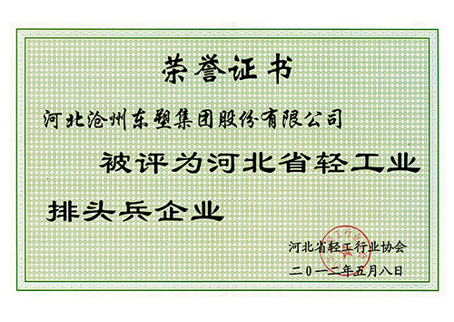 企業(yè)榮譽(yù)證書